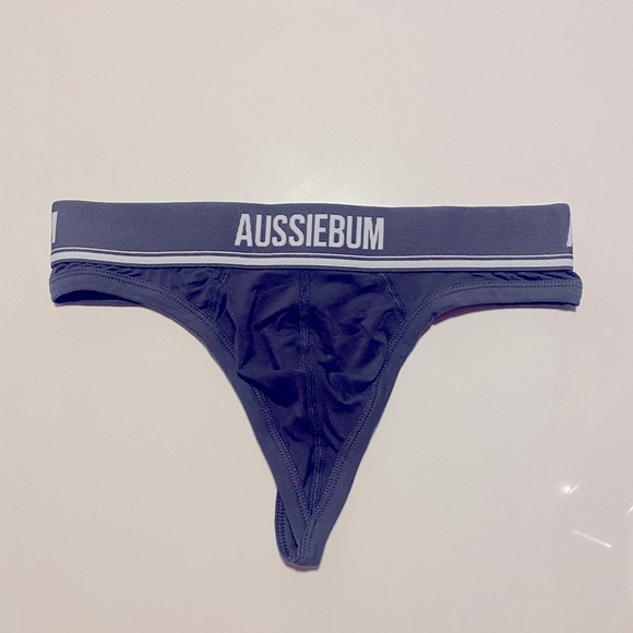 Aussiebum Mens Victory Thong - Grey - Size S - Picture 2 of 4